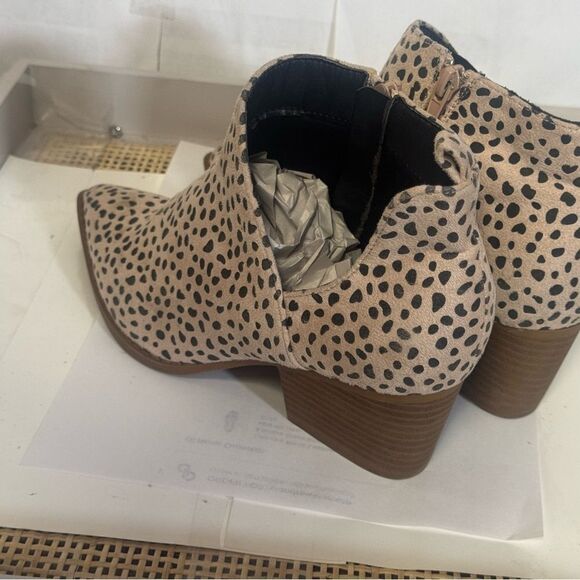 Jolie Black and Cream Heeled Boots size 8 good condition - Picture 7 of 7